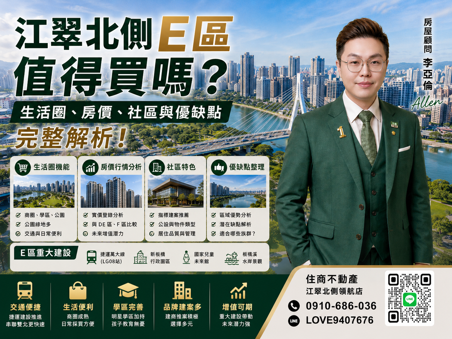 江翠北側E區值得買嗎？生活圈、房價、社區與優缺點完整解析