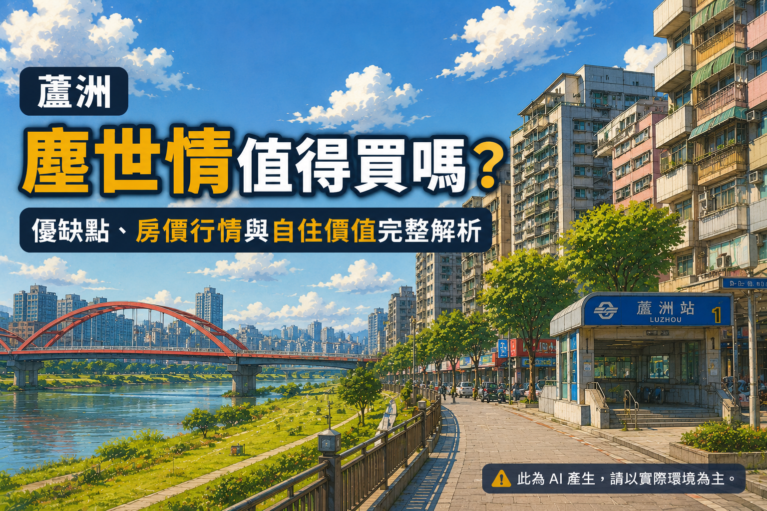 蘆洲塵世情值得買嗎?優缺點、房價行情與自住價值完整解析