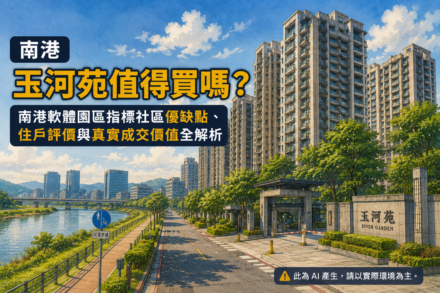 南港玉河苑值得買嗎?優缺點、社區評價、行情與競品分析完整指南