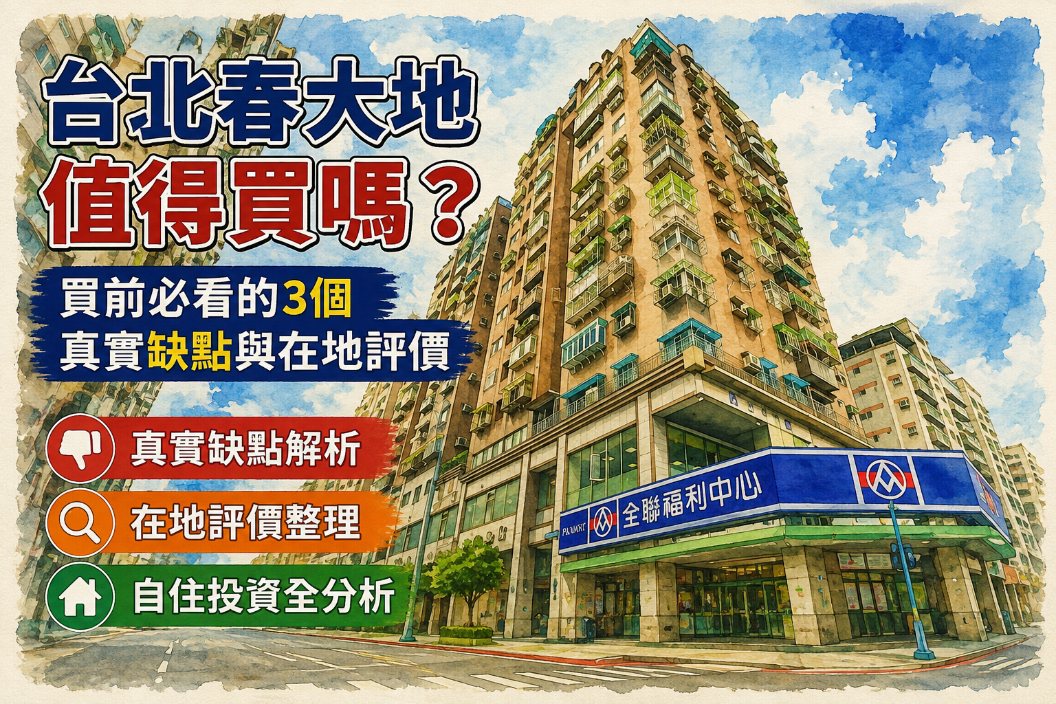 台北春大地值得買嗎?蘆洲永樂街買屋優缺點、房價行情與真實評價解析