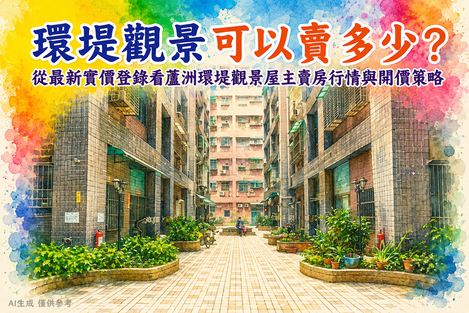環堤觀景可以賣多少？從最新實價登錄看蘆洲環堤觀景屋主賣房行情與開價策略