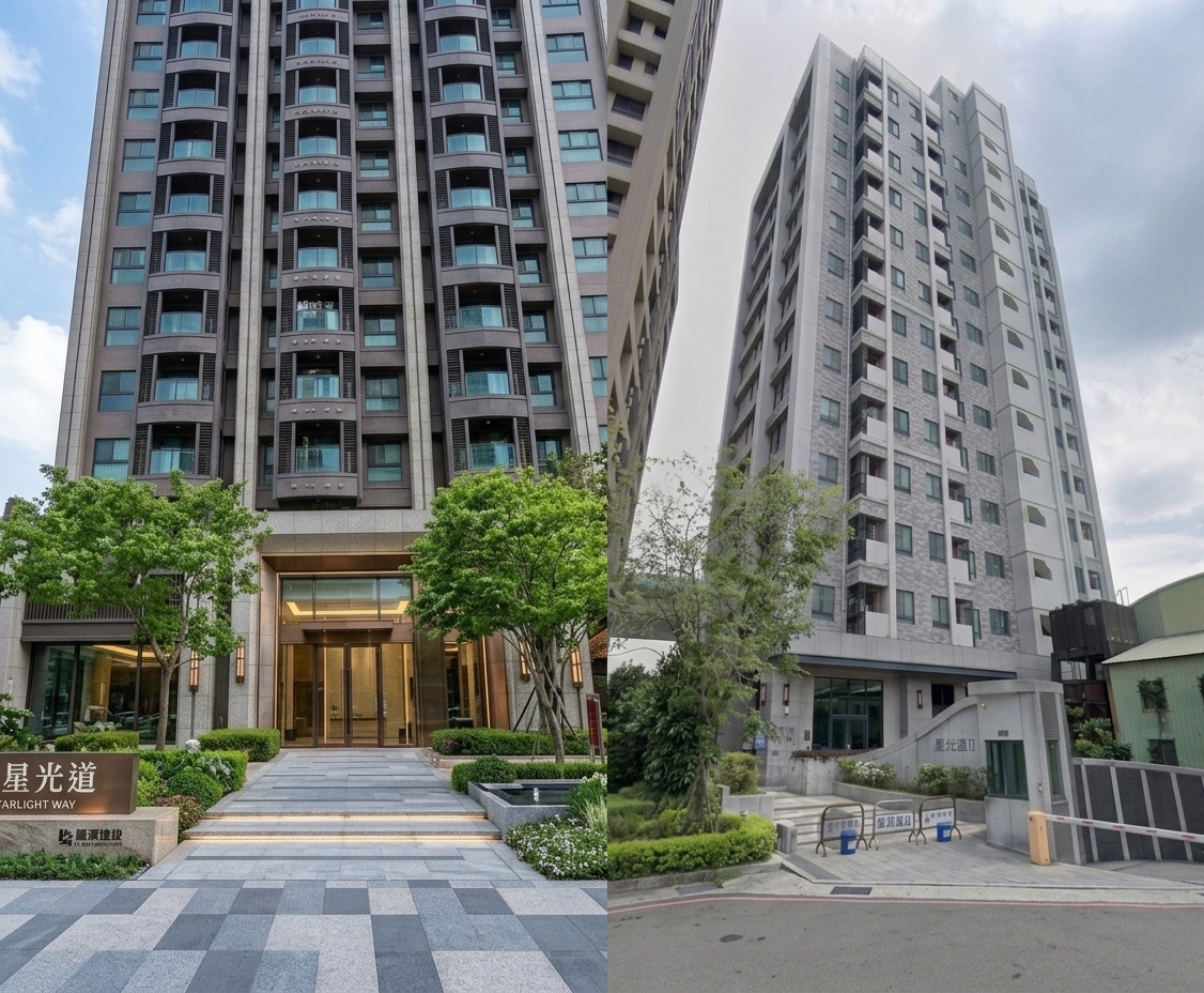 【洲子洋大樓推薦】麗源建設「星光道」一、二期大評比!高坪效兩房雙衛浴與未來輕軌增值潛力剖析