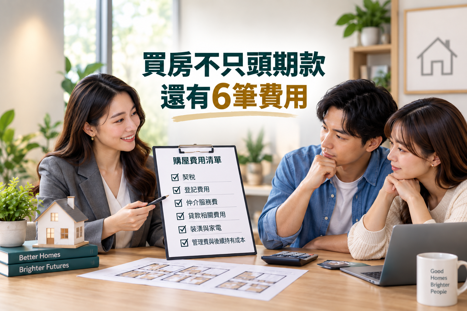 買房不只準備頭期款|還有這6筆費用要先算進去
