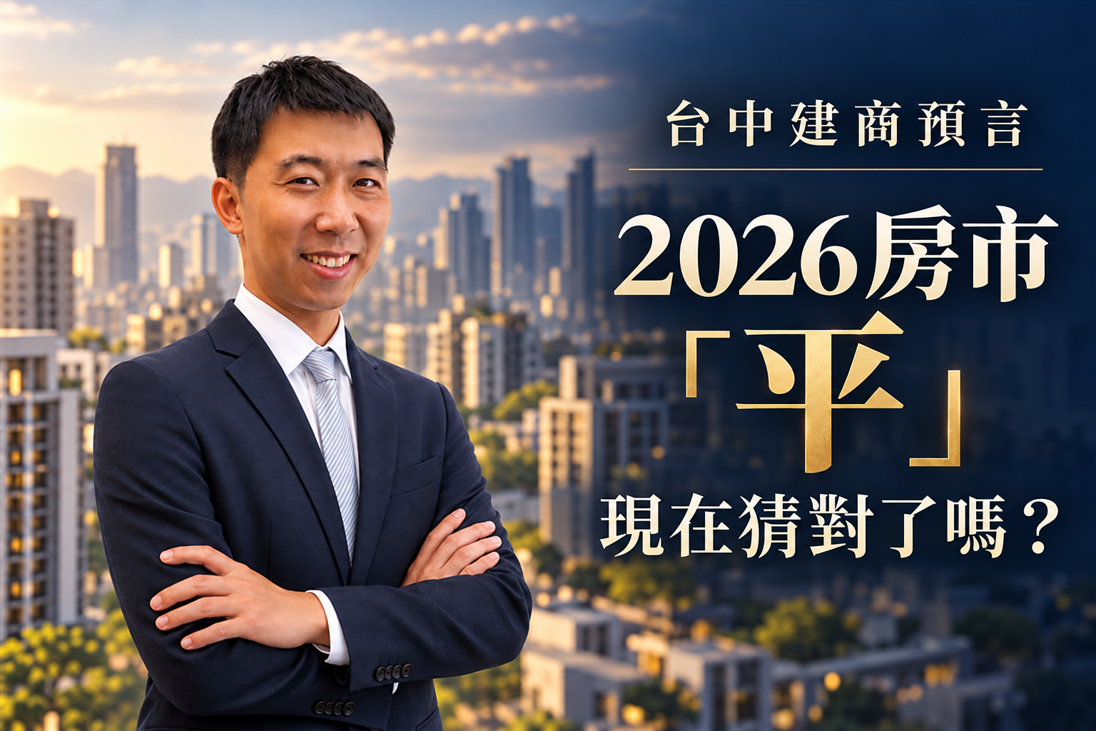 台中建商預言 2026 房市「平」，現在猜對了嗎？