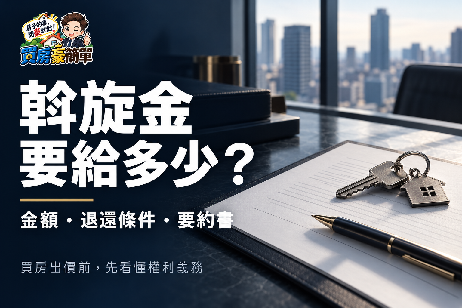 斡旋金要給多少？可以退嗎？買房出價前一定要懂的7件事