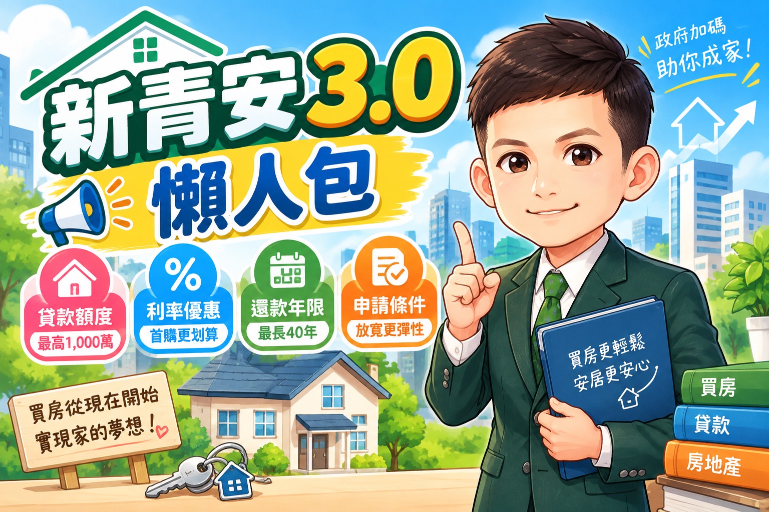 新青安3.0房貸條件有哪些?申辦門檻、婚育加碼額度與銀行實務審核優缺點完整解析
