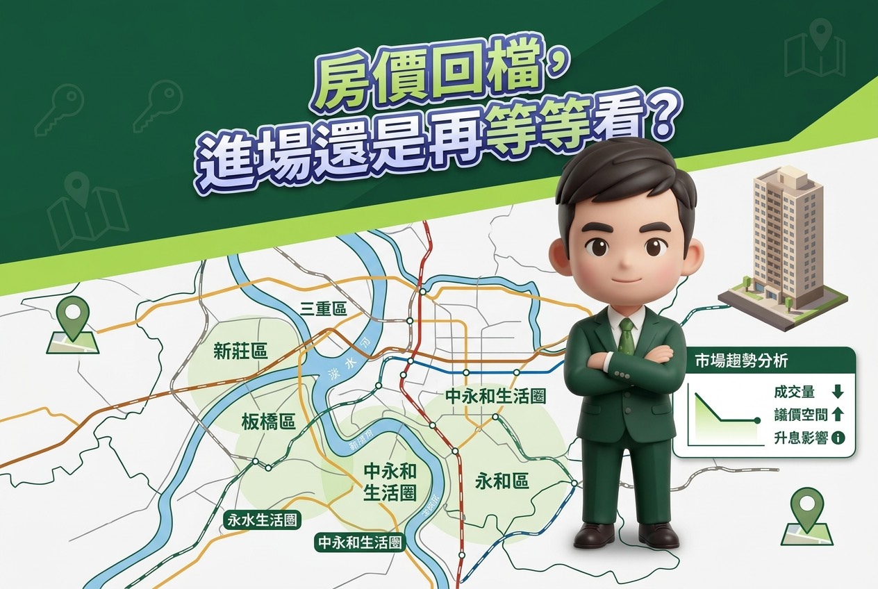 房價回檔現在該買房還是再等等?自住、投資進場時機怎麼選 ?
