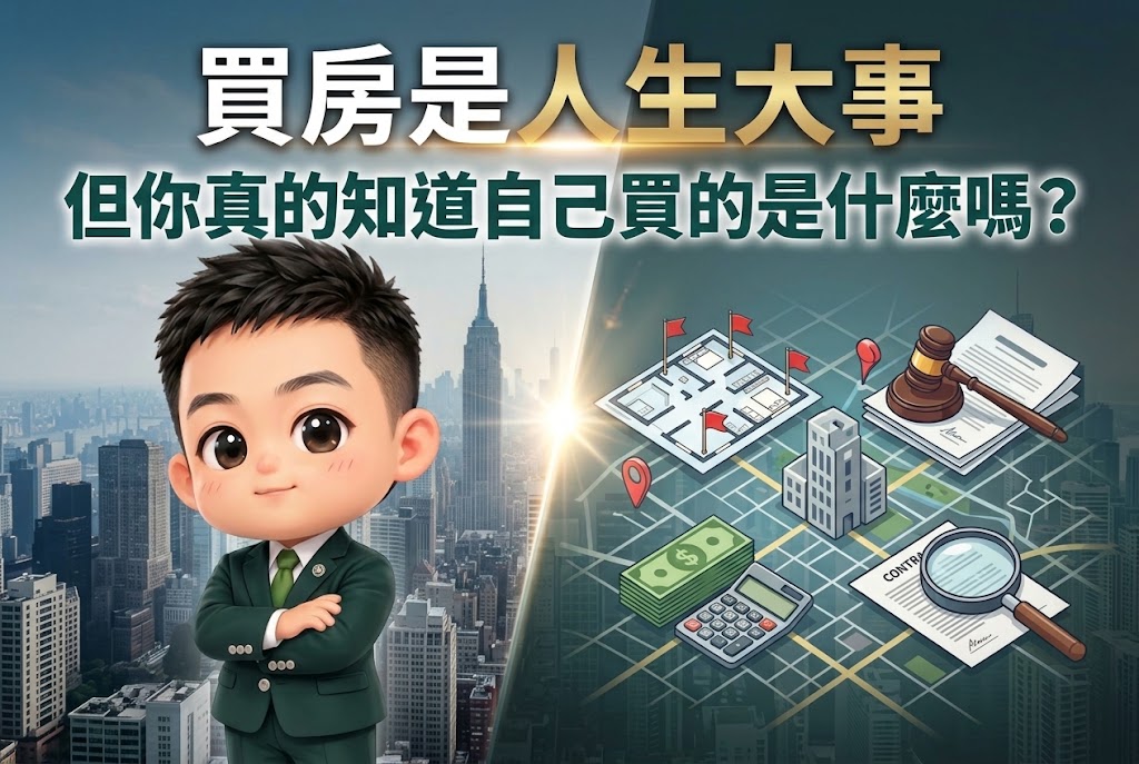 買房是人生大事，但你真的知道自己買的是什麼嗎？