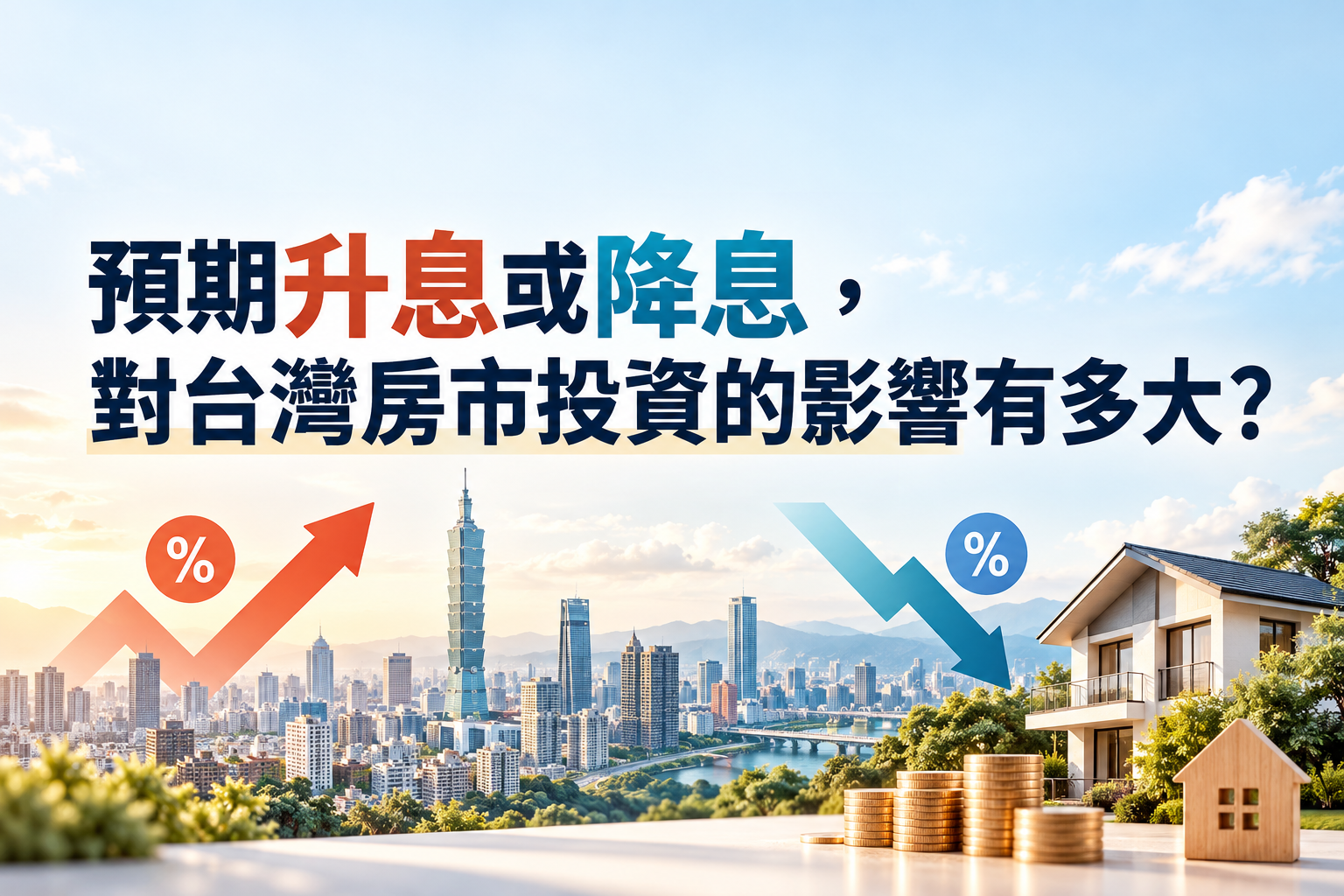預期升息或降息，對台灣房市投資的影響有多大？