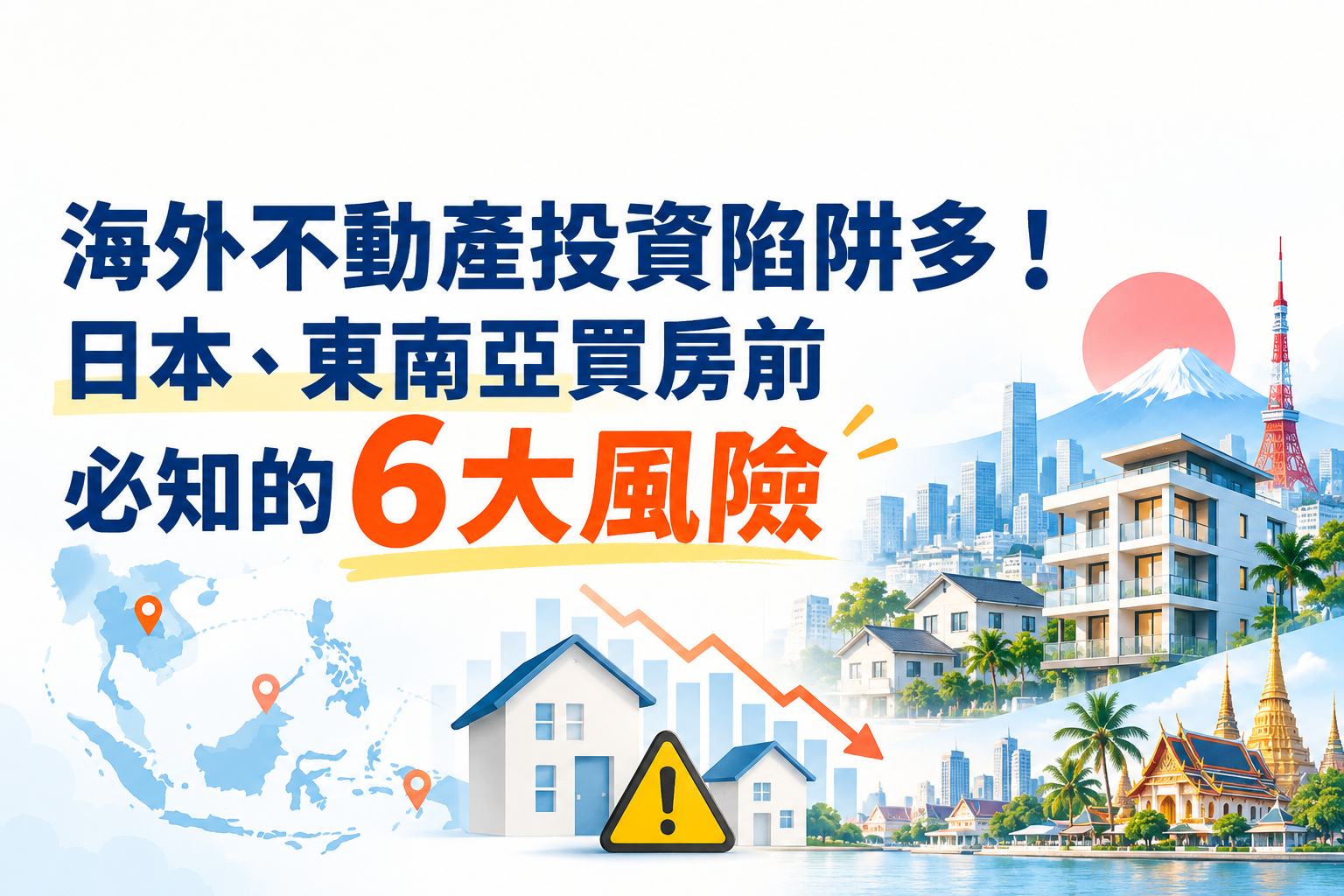 海外不動產投資陷阱多!日本、東南亞買房前必知的6大風險