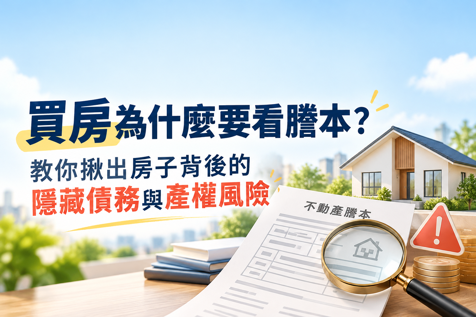 買房為什麼要看謄本?教你揪出房子背後的隱藏債務與產權風險