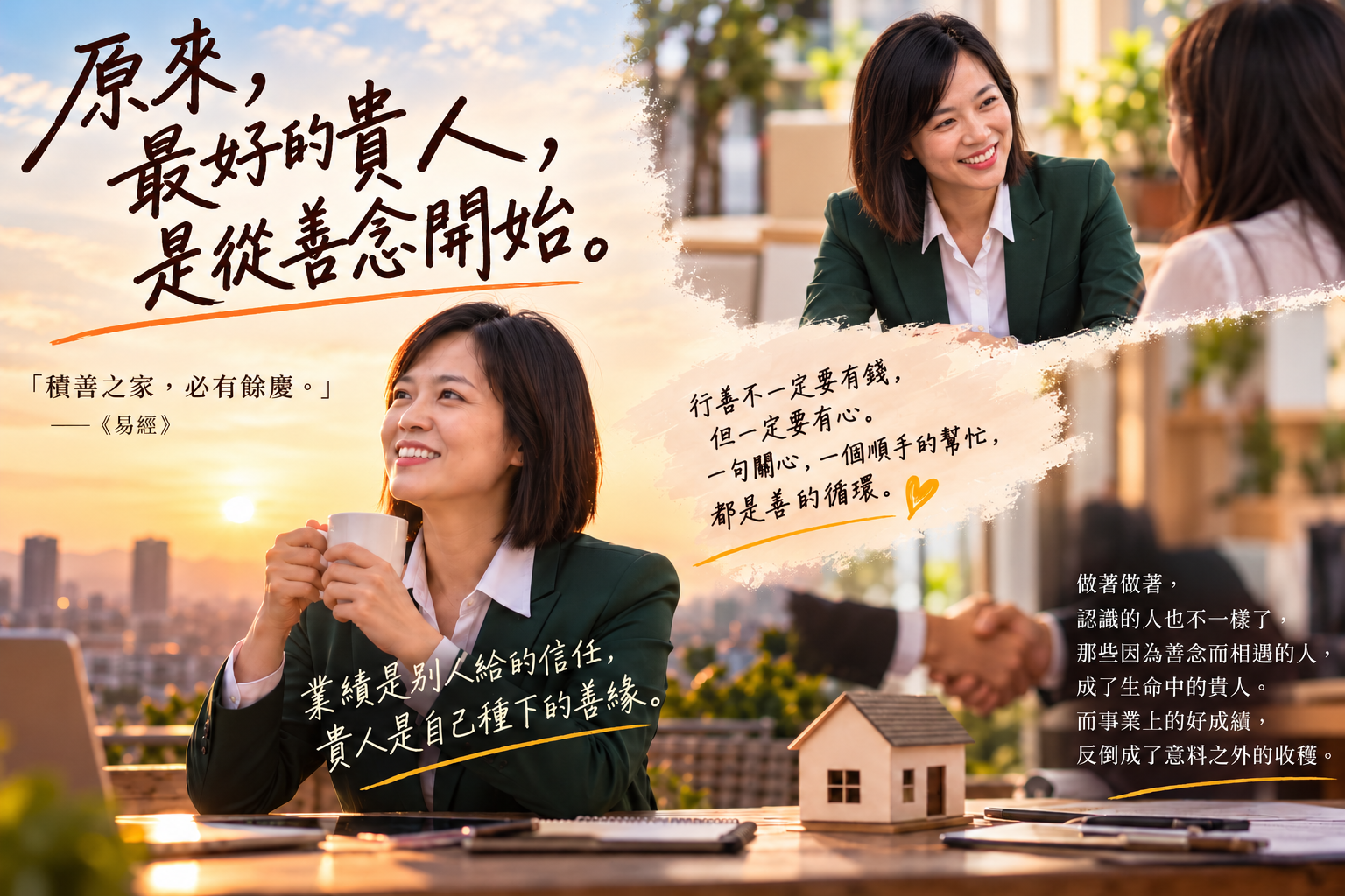 原來，最好的貴人，是從善念開始。