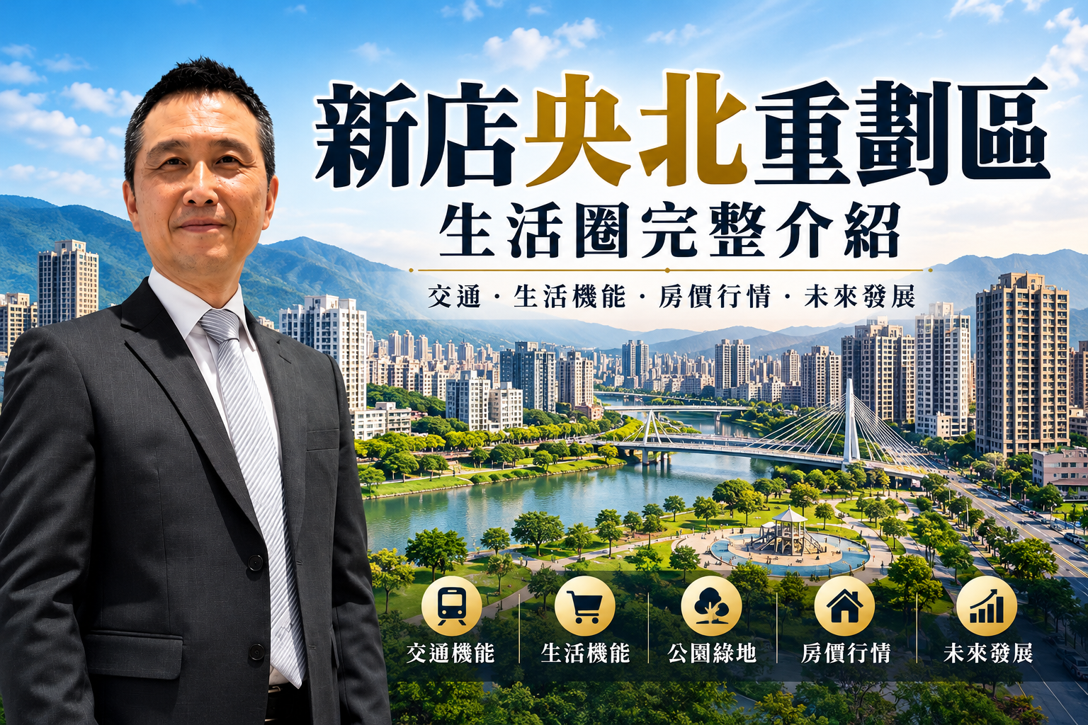 新店央北重劃區生活圈完整介紹|交通、生活機能、房價行情與未來發展一次看
